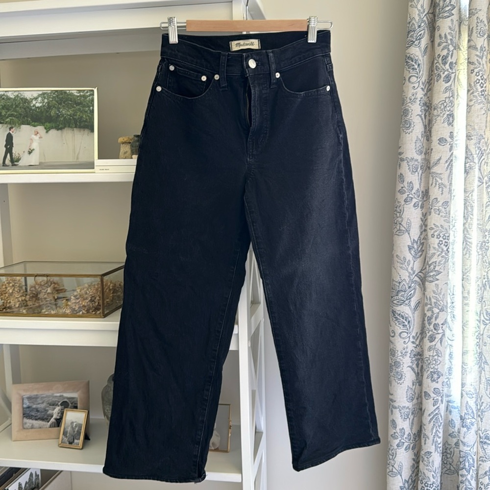 Black Madewell wide leg pant Size 26 Petite